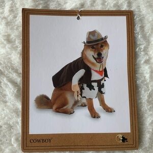 Small Dog  Cowboy Costume